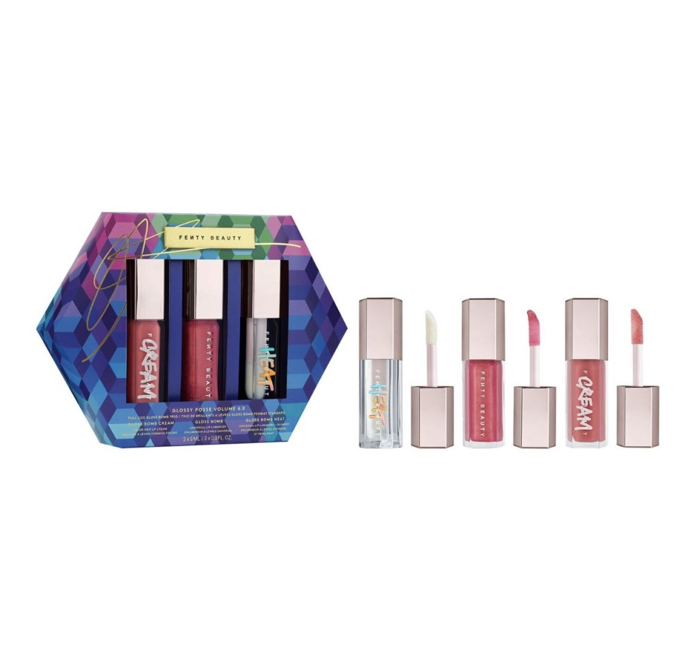 Fenty Beauty- Glossy Posse Volume 6.0 Full-Size Gloss Bomb Trio